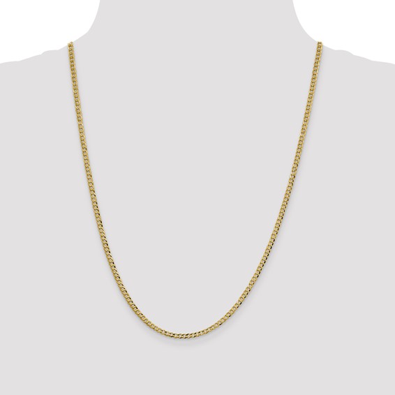 Leslie's 10k 3.1mm Lightweight Flat Cuban Chain