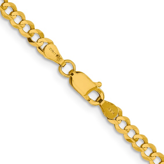Leslie's 10k 3.7mm Lightweight Flat Cuban Chain
