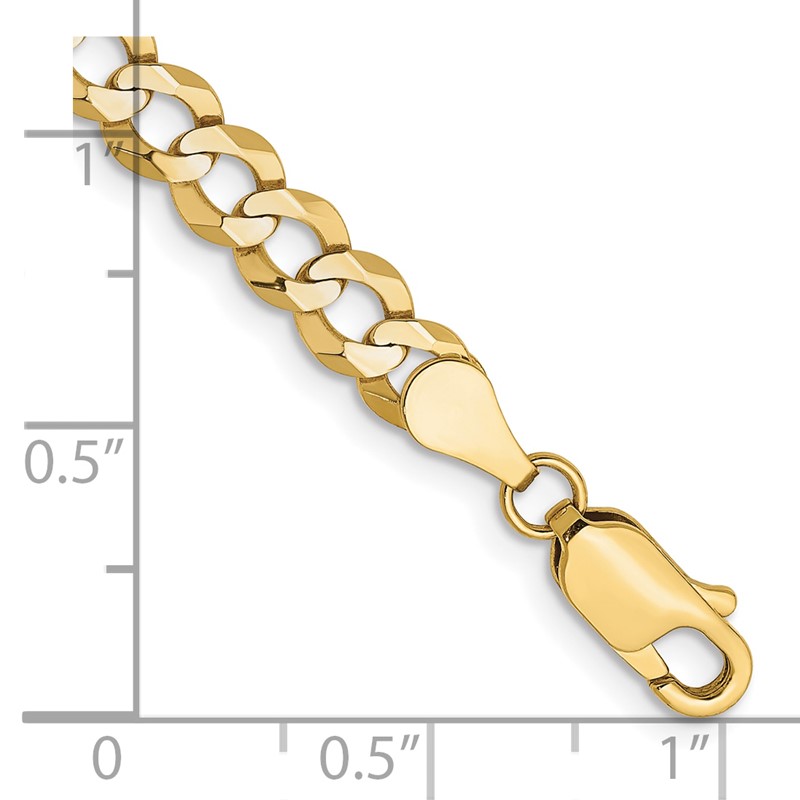 10k 4.7mm Lightweight Flat Cuban Chain