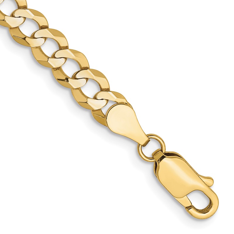 10k 4.7mm Lightweight Flat Cuban Chain