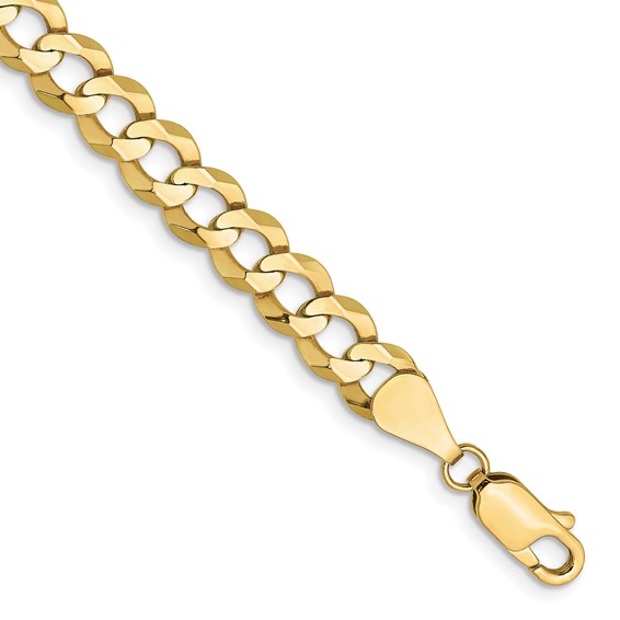 Leslie's 10k 7.2mm Lightweight Flat Cuban Chain