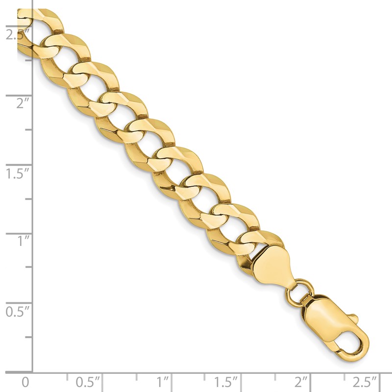 10k 9.4mm Lightweight Flat Cuban Chain
