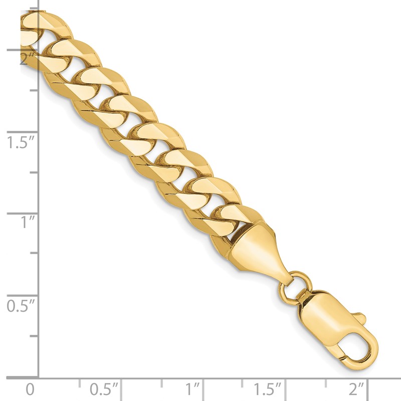10k 8.25mm Flat Beveled Curb Chain