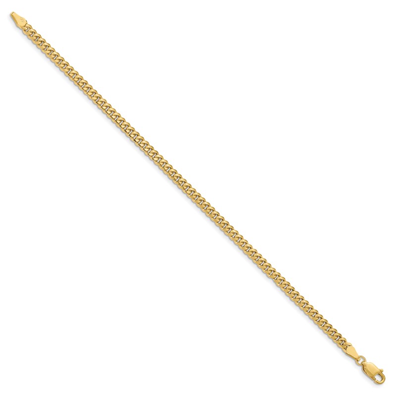 10k 3.5mm Solid Miami Cuban Chain