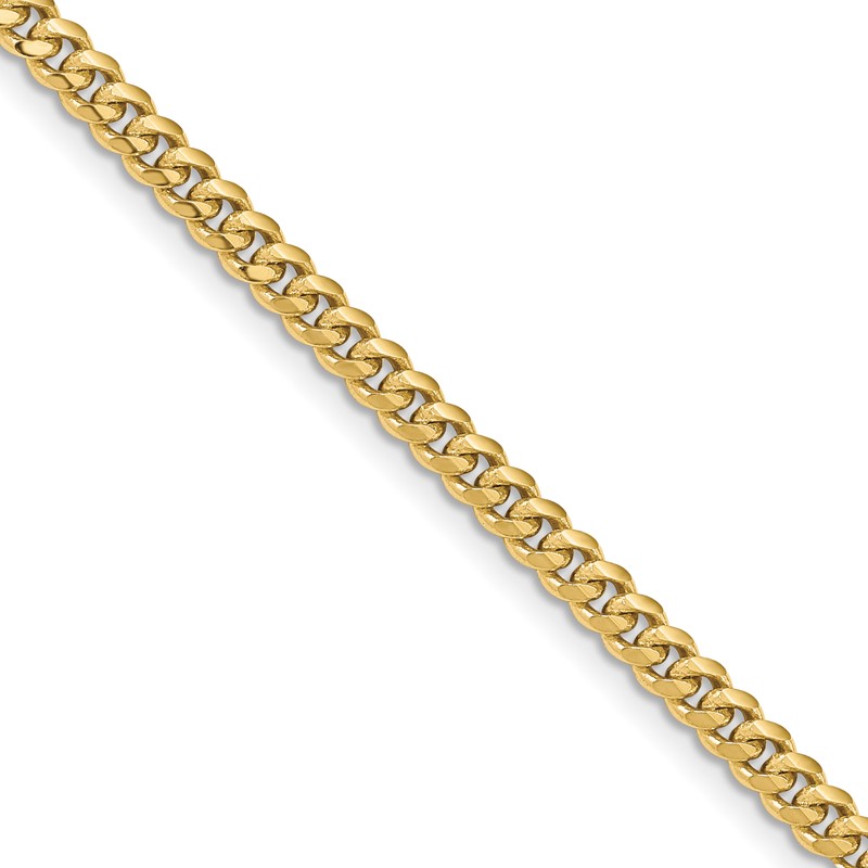 10k 3.5mm Solid Miami Cuban Chain