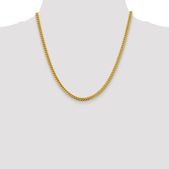 Leslie's 10k 4.25mm Solid Miami Cuban Chain
