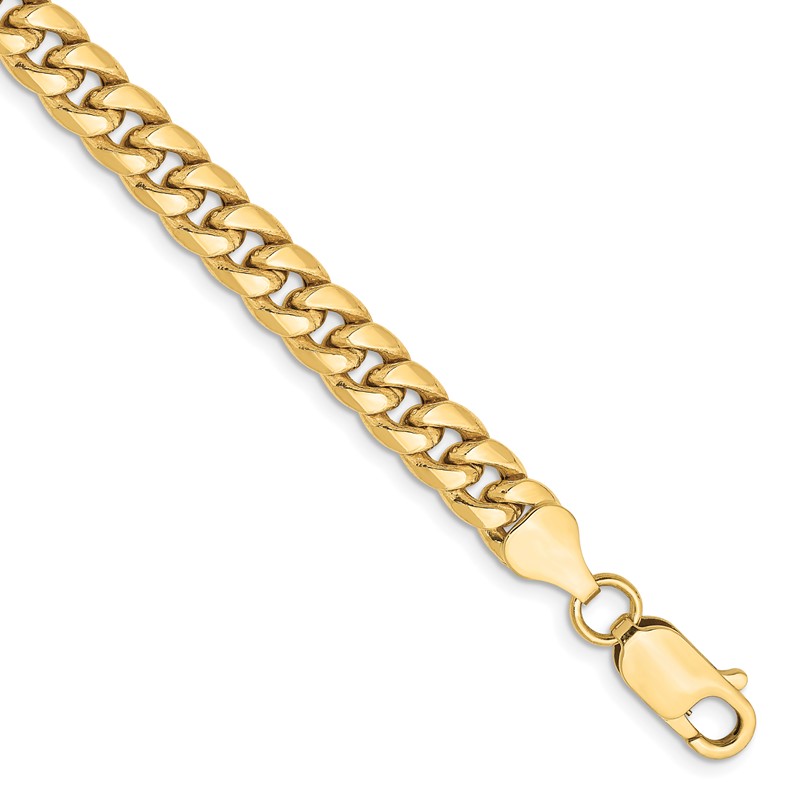 10k 6mm Semi-Solid Miami Cuban Chain