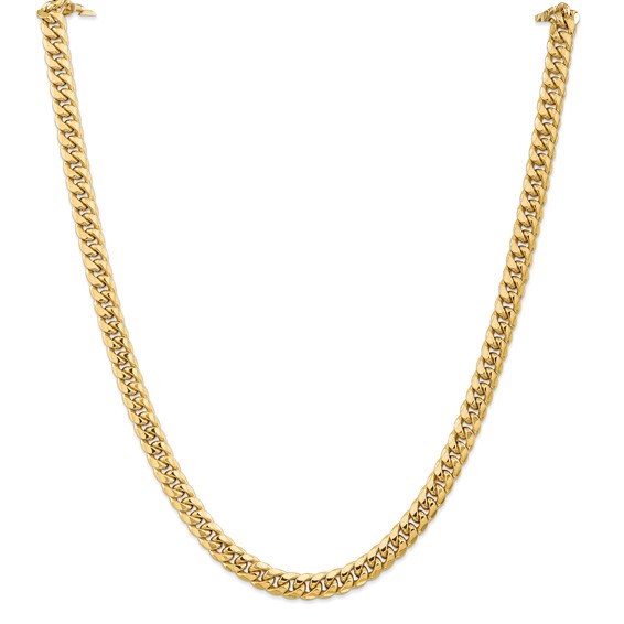 Leslie's 10k 6.75mm Semi-Solid Miami Cuban Chain