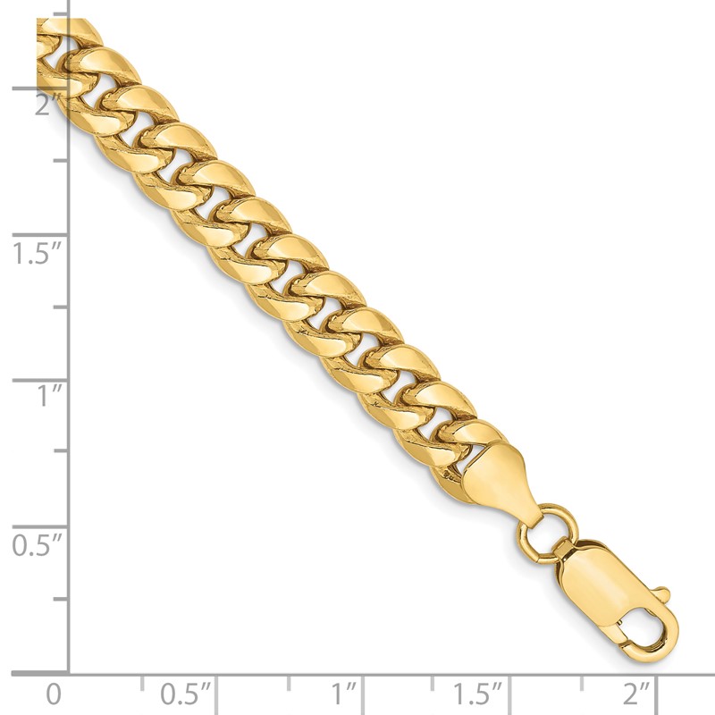 10k 6.75mm Semi-Solid Miami Cuban Chain