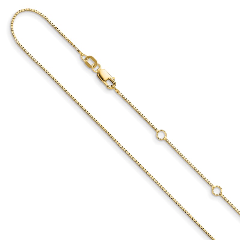 10k .7mm Box 1in+1in Adjustable Chain