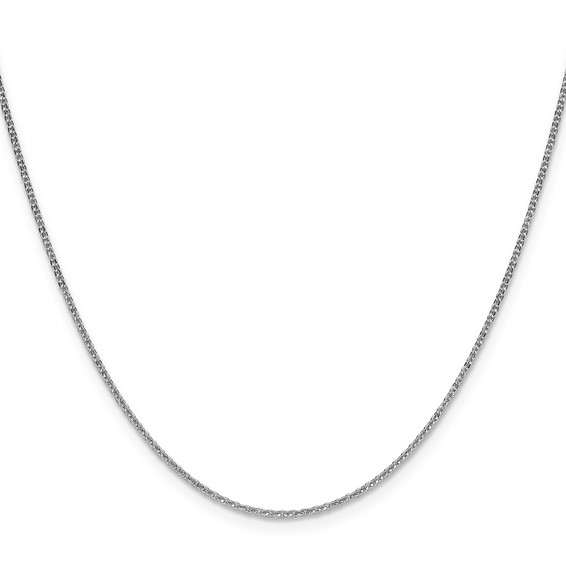 Leslie's 10K White Gold 1.4mm Flat Cable Chain