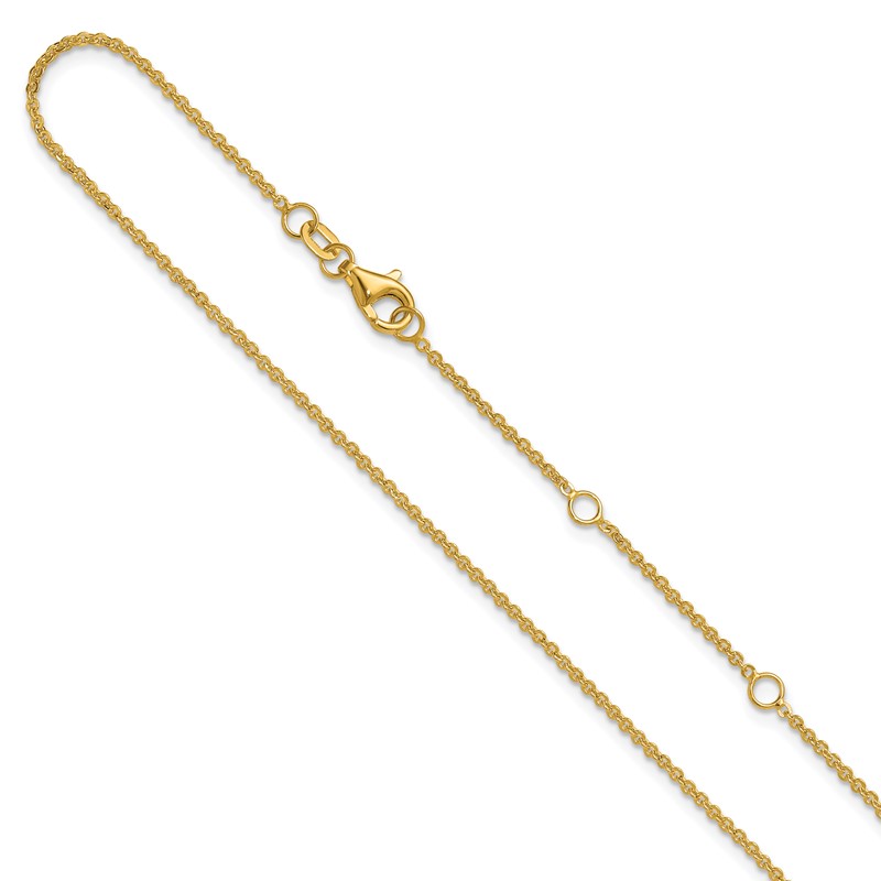 10k 1.4mm Flat Cable 1in+1in Adjustable Chain