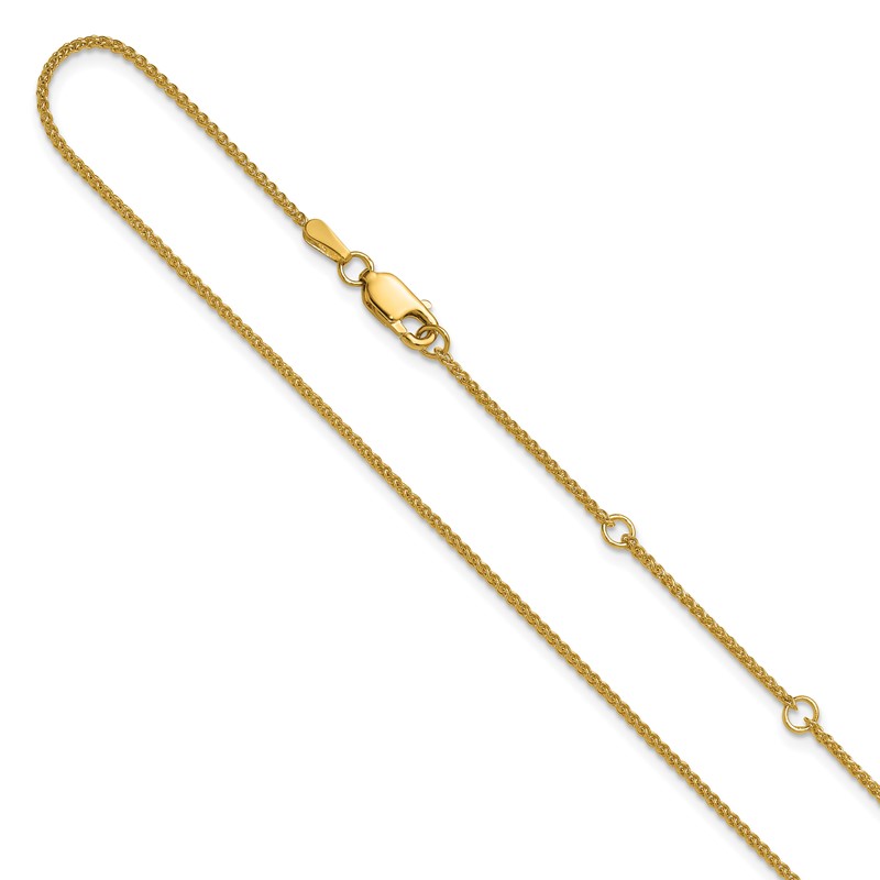 10k 1.2mm Spiga 1in+1in Adjustable Chain