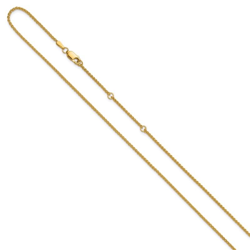 10k 1.5mm Spiga 1in+1in Adjustable Chain