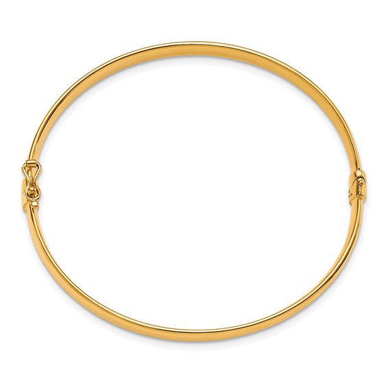 Leslie's Gold Hinged Bangles