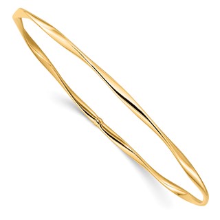 Leslie's Gold Twisted Bangles