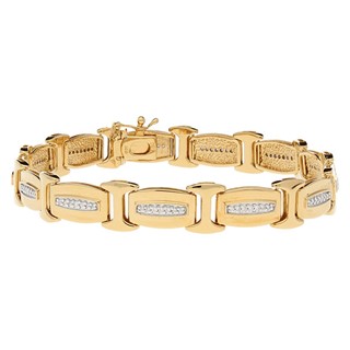 GTS YG DIAMOND LINK BRACELET MOUNTING