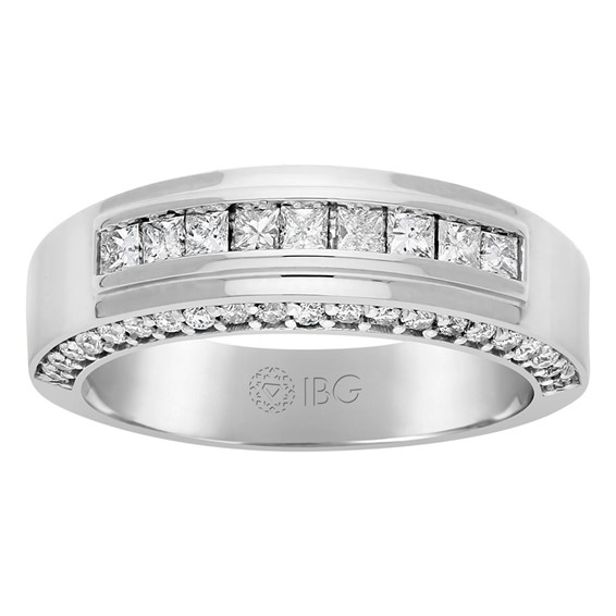 Men's Yellow Gold Diamond Ring