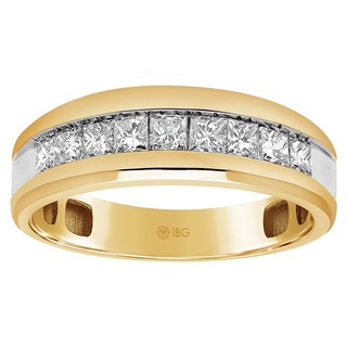Men's Yellow Gold Diamond Ring