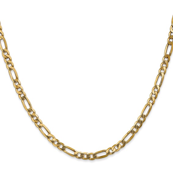 Leslie's 14K 4mm Flat Figaro Chain