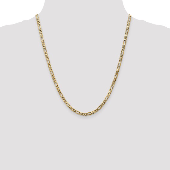 Leslie's 14K 4mm Flat Figaro Chain