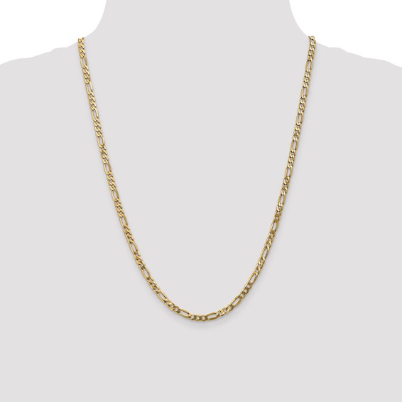 Leslie's 14K 4mm Flat Figaro Chain