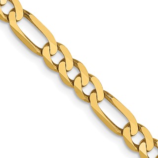 Leslie's 14K 4mm Flat Figaro Chain
