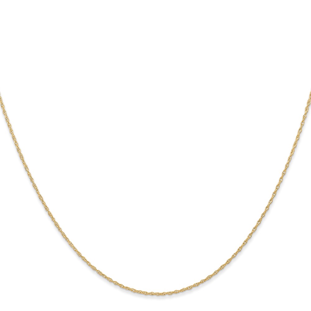 14K 22 inch Carded .6mm Cable Rope with Spring Ring Clasp Chain (6RY-22)