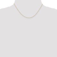 14K Yellow Gold Carded.6mm Cable Rope Chain with Spring Ring Clasp, 16" view 4