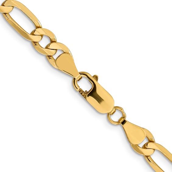Leslie's 14K 6.00mm Flat Figaro Chain