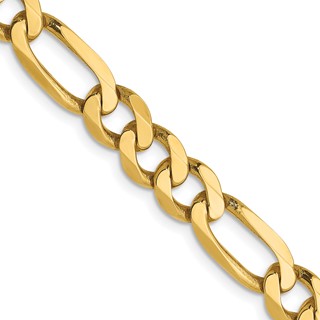 Leslie's 14K 6.00mm Flat Figaro Chain