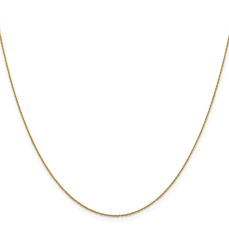 14K .8mm Loose Rope Chain