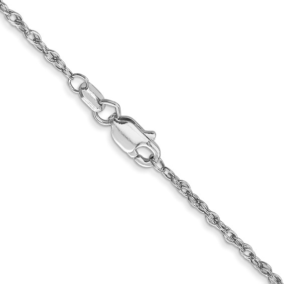 Leslie's 14K White Gold 1.5mm Loose Rope Chain