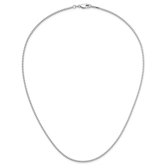 Leslie's 14K White Gold 1.3mm Box Chain