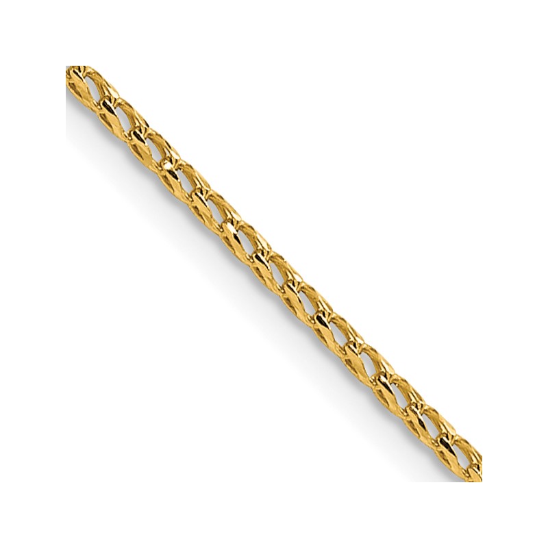 14K 1mm D/C Open Franco Chain