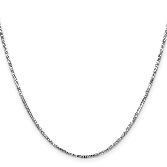 Leslie's 14K White Gold 1.1mm Franco Chain