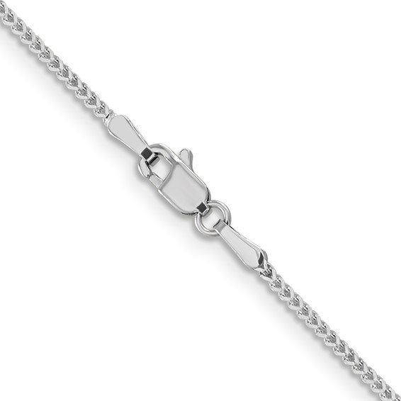 Leslie's 14K White Gold 1.1mm Franco Chain