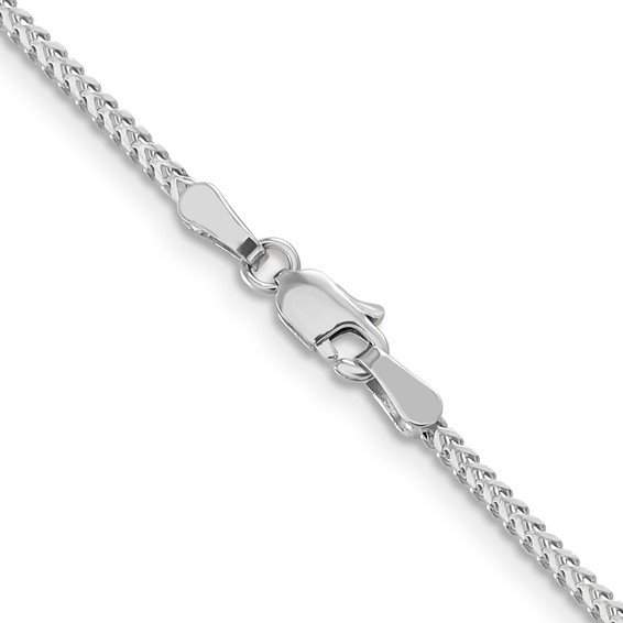 Leslie's 14K White Gold 1.25mm Franco Chain