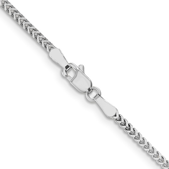 Leslie's 14K White Gold 1.5mm Franco Chain
