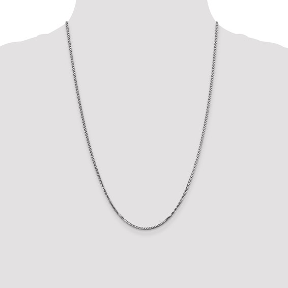 Leslie's 14K White Gold 1.5mm Franco Chain