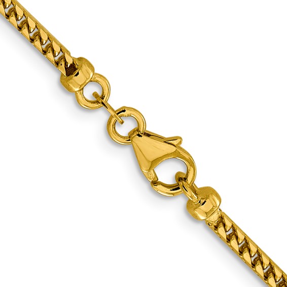 Leslie's 14K 2.4mm Franco Chain