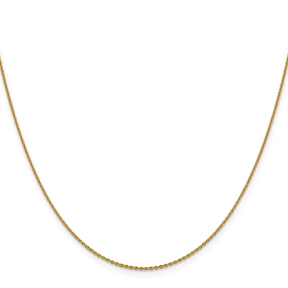 Leslie's 14K 1.15mm D/C Oval Link Chain