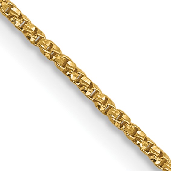 Leslie's 14K .9mm D/C Twisted Box Chain