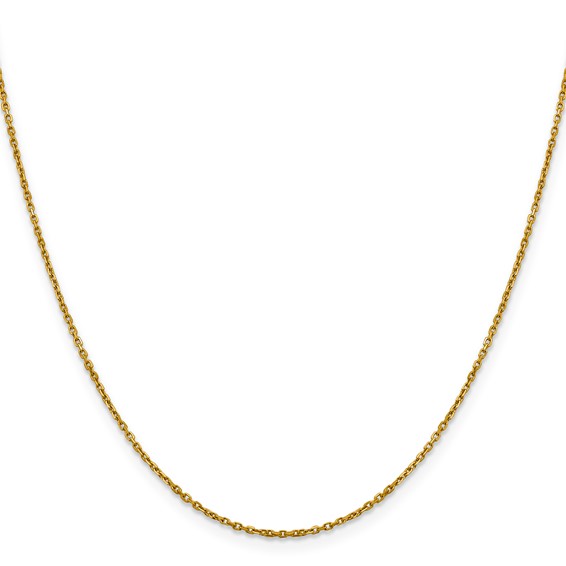 Leslie's 14K 1.25mm D/C Cable Chain
