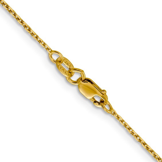 Leslie's 14K 1.25mm D/C Cable Chain