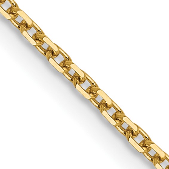 Leslie's 14K 1.25mm D/C Cable Chain