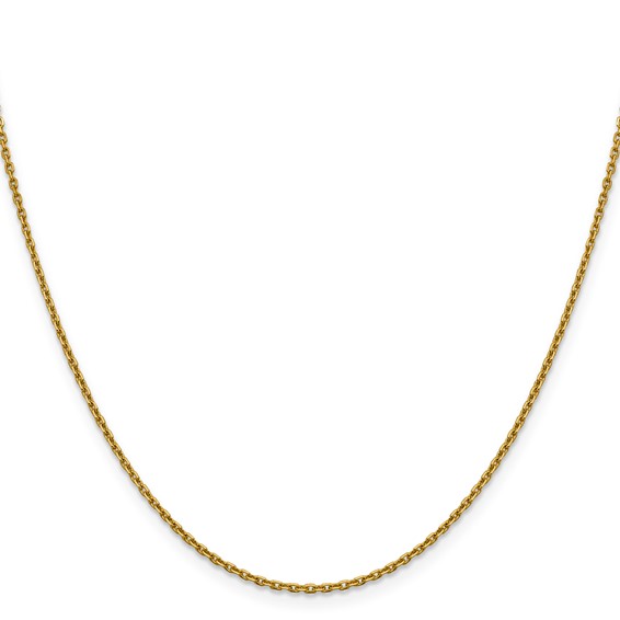 Leslie's 14K 1.5mm D/C Cable Chain