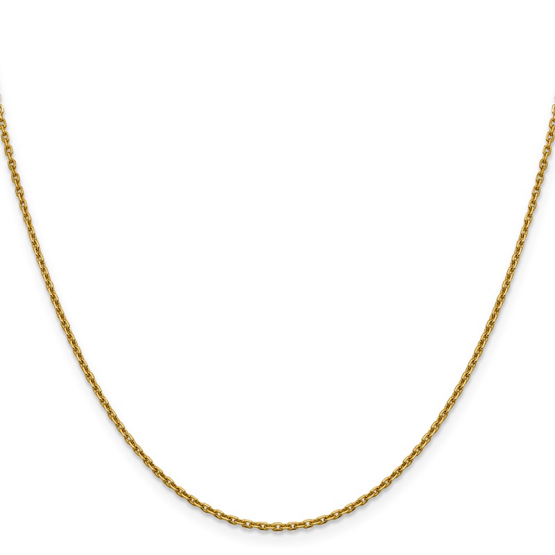 14K 1.5mm D/C Cable Chain