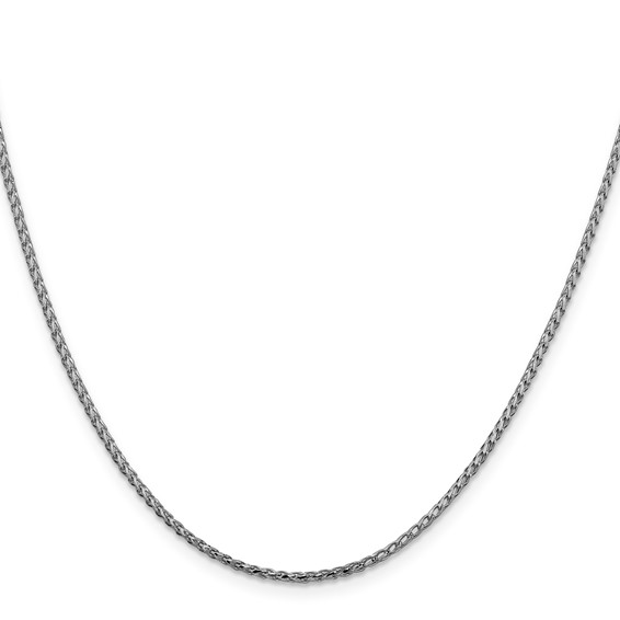 Leslie's 14K White Gold 1.6mm D/C Open Franco Chain