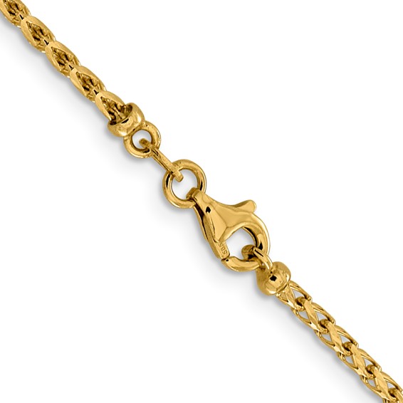 Leslie's 14K 2.1mm D/C Open Franco Chain